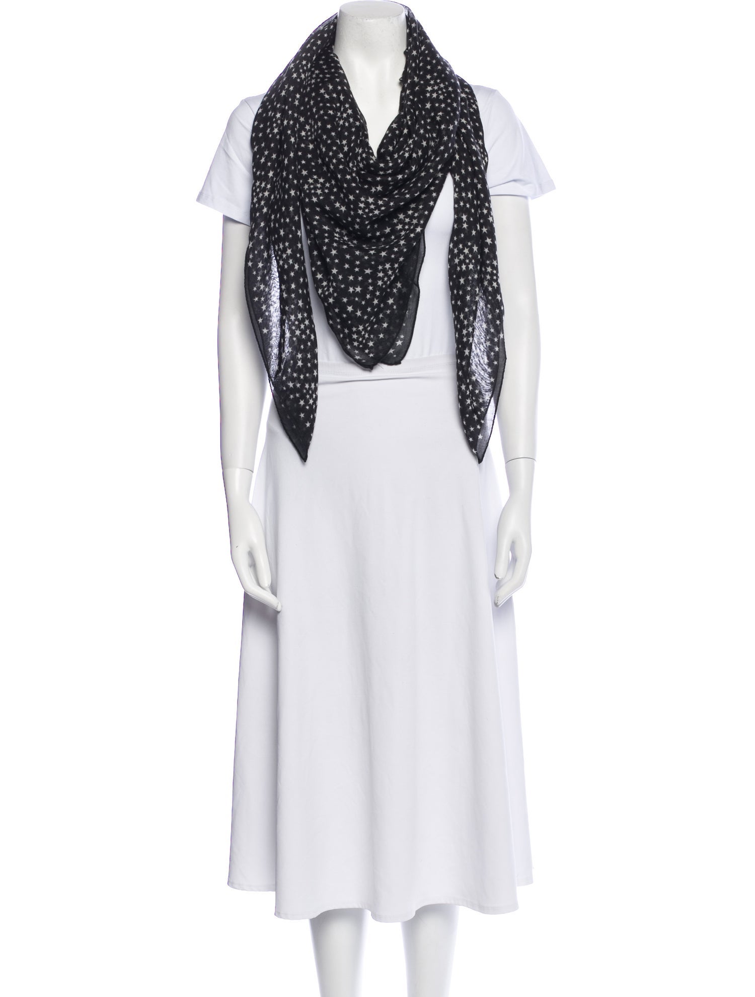 Saint Laurent Printed Scarf